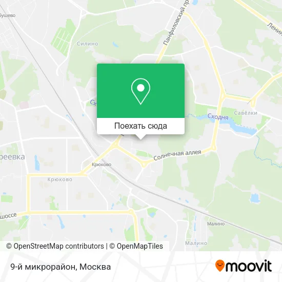 Карта 9-й микрорайон
