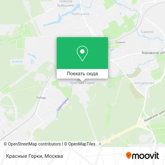 Карта Красные Горки