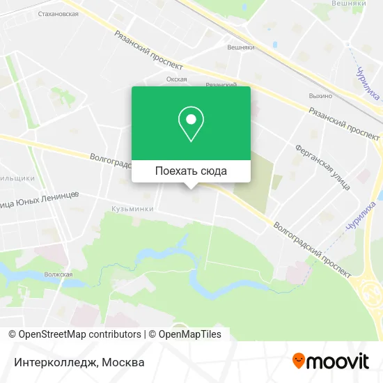 Карта Интерколледж