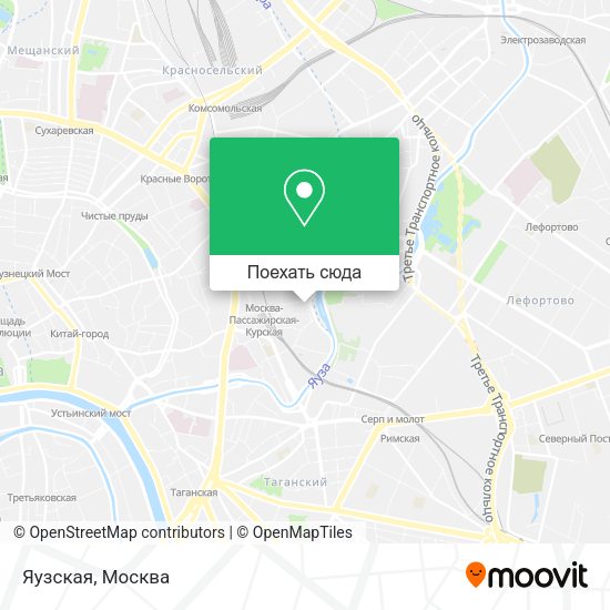 Карта Яузская