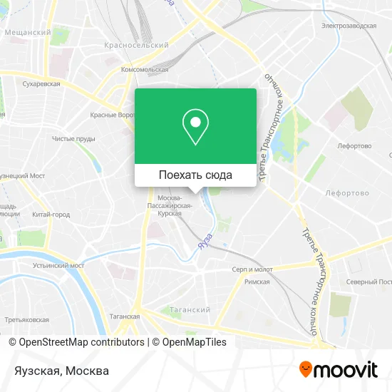 Карта Яузская