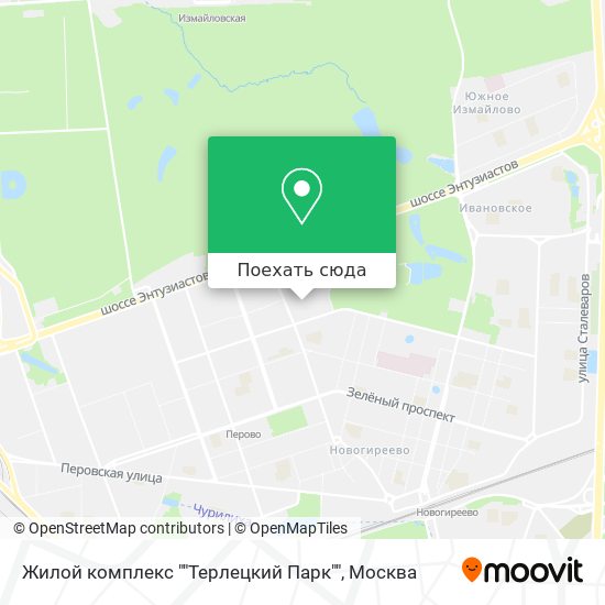 Карта Жилой комплекс ""Терлецкий Парк""