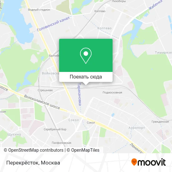 Карта Перекрёсток