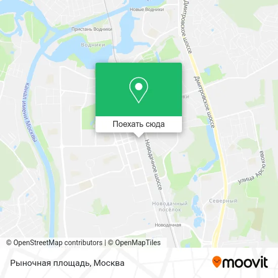 Карта Рыночная площадь