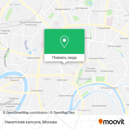 Карта Никитская капсула
