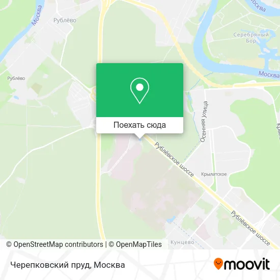 Карта Черепковский пруд