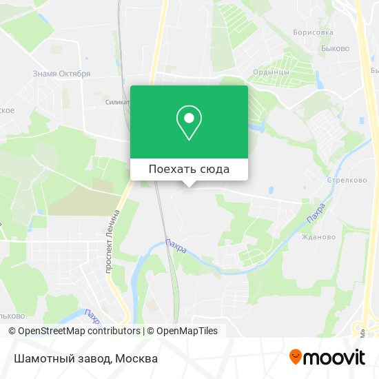 Карта Шамотный завод
