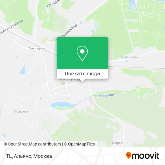 Карта ТЦ Альянс