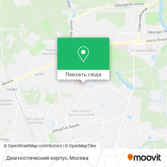 Карта Диагностический корпус