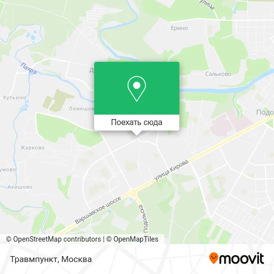 Карта Травмпункт