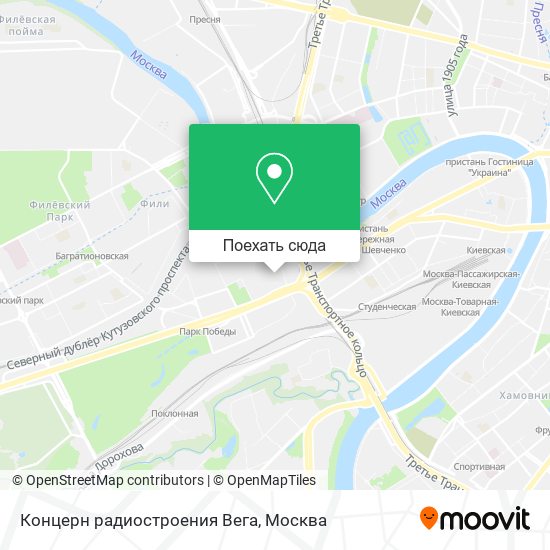 Карта Концерн радиостроения Вега