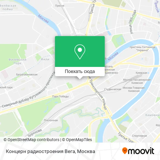 Карта Концерн радиостроения Вега