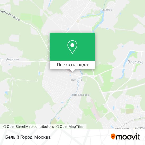 Карта Белый Город