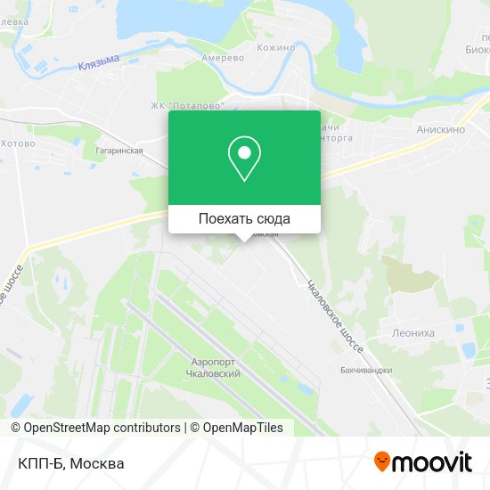 Карта КПП-Б