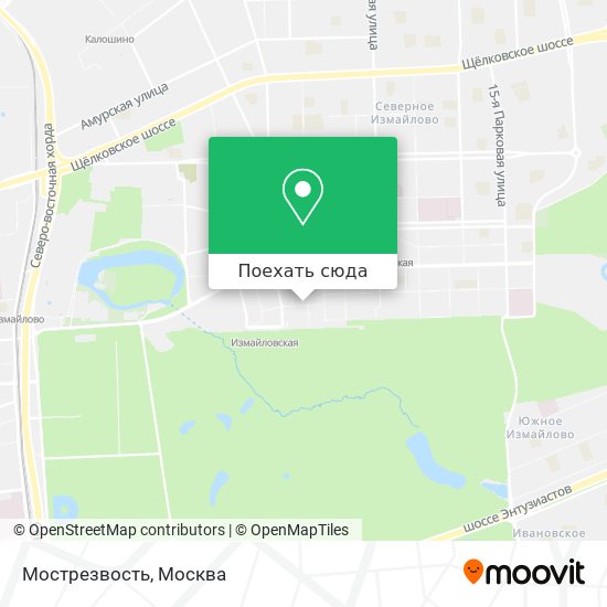 Карта Мострезвость