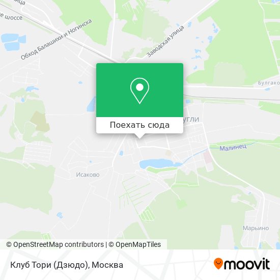 Карта Клуб Тори (Дзюдо)