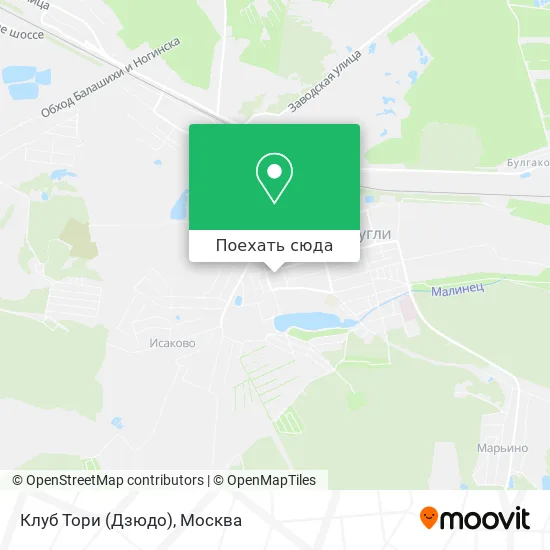 Карта Клуб Тори (Дзюдо)