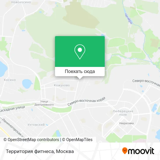Карта Территория фитнеса