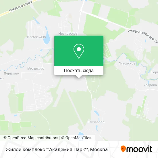 Карта Жилой комплекс ""Академия Парк""