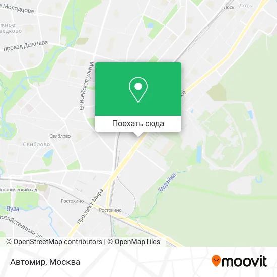 Карта Автомир