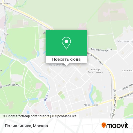 Карта Поликлиника
