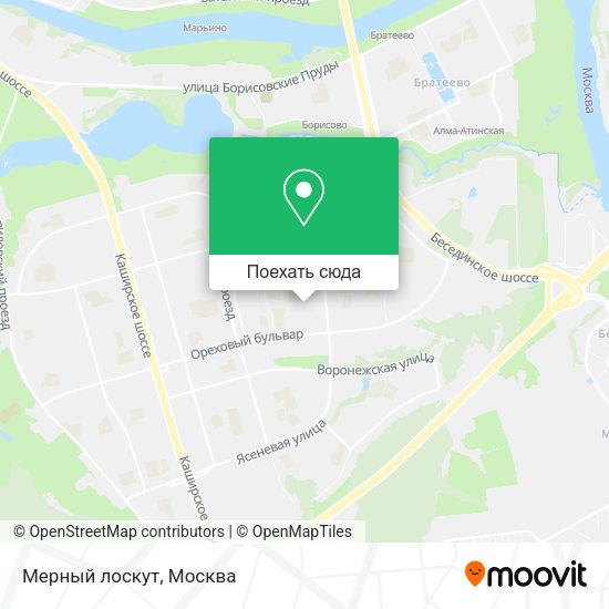 Карта Мерный лоскут