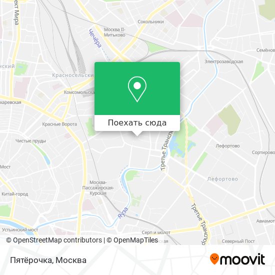 Карта Пятёрочка