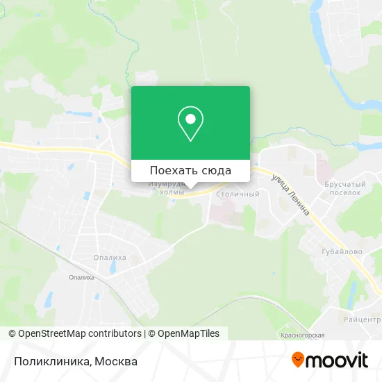 Карта Поликлиника