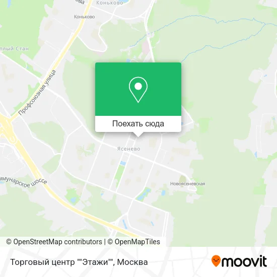 Карта Торговый центр ""Этажи""