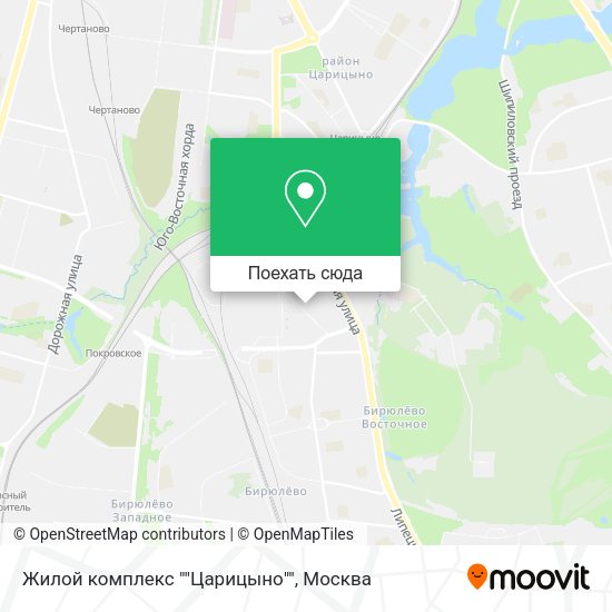 Карта Жилой комплекс ""Царицыно""