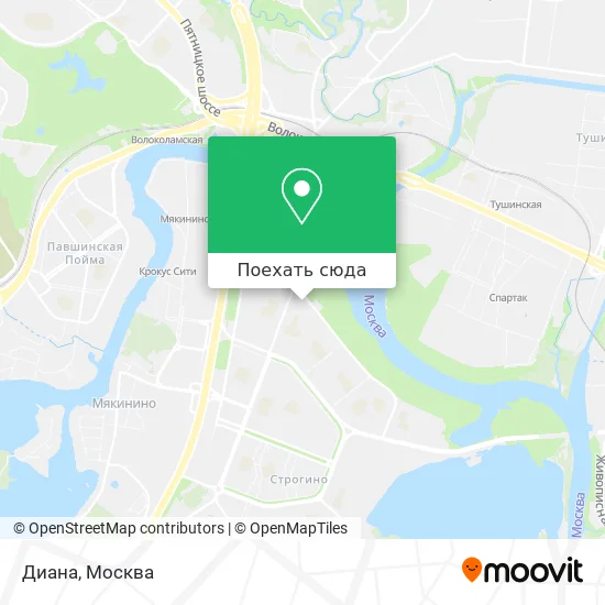 Карта Диана