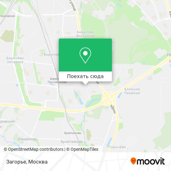 Карта Загорье