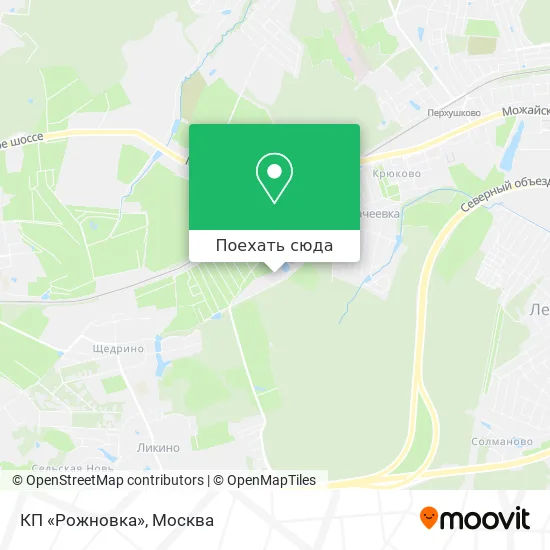 Карта КП «Рожновка»