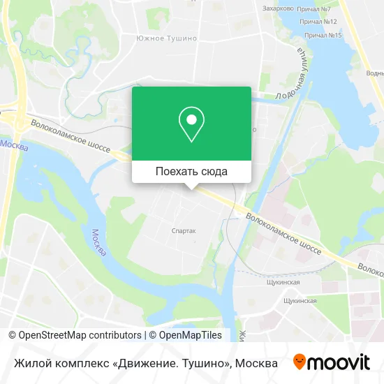 Карта Жилой комплекс «Движение. Тушино»