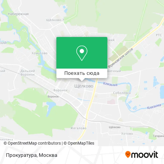 Карта Прокуратура