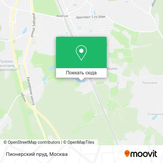 Карта Пионерский пруд