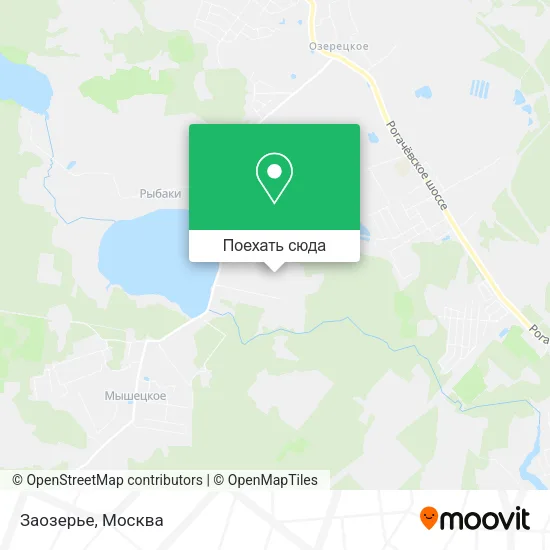 Карта Заозерье