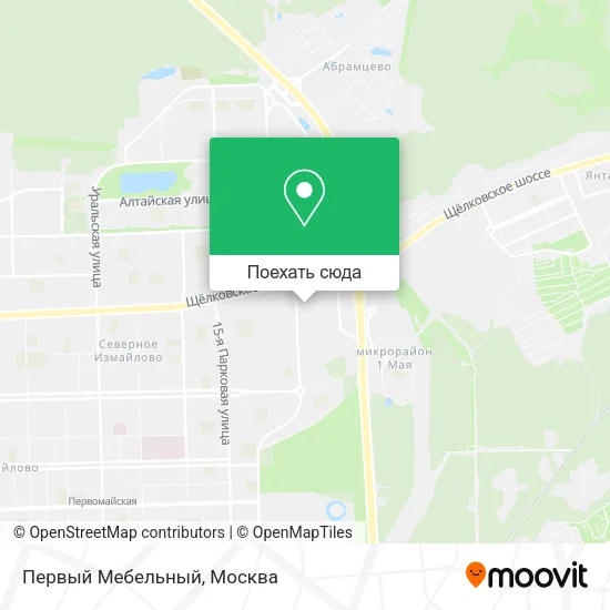 Карта Первый Мебельный