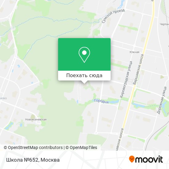 Карта Школа №652