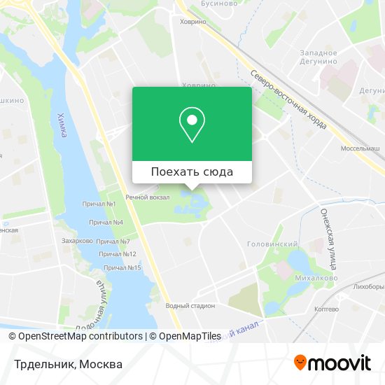 Карта Трдельник
