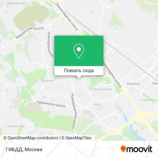 Карта ГИБДД