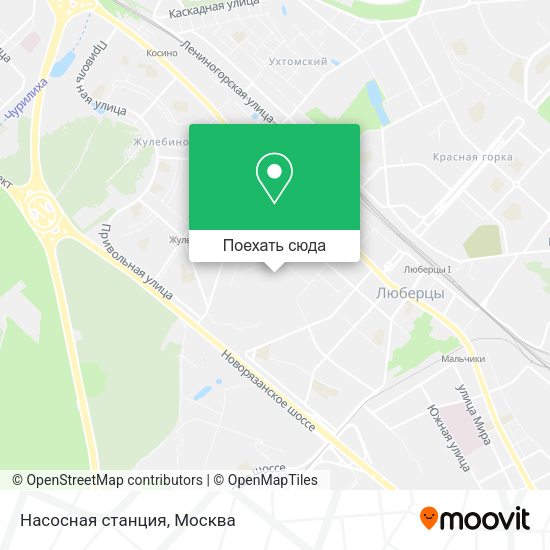 Карта Насосная станция