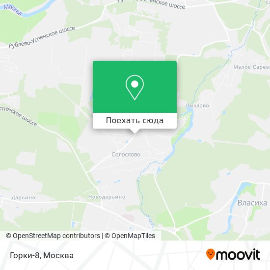 Карта Горки-8