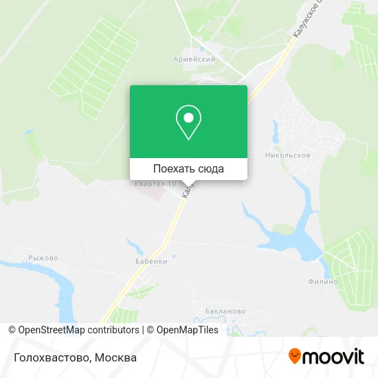 Карта Голохвастово