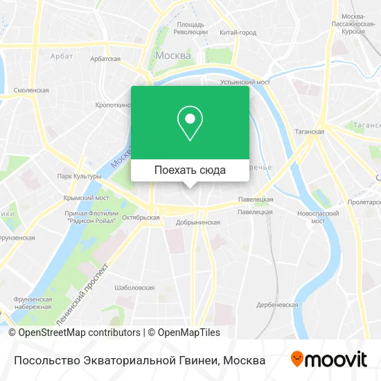 Карта Посольство Экваториальной Гвинеи