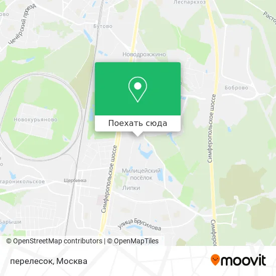 Карта перелесок