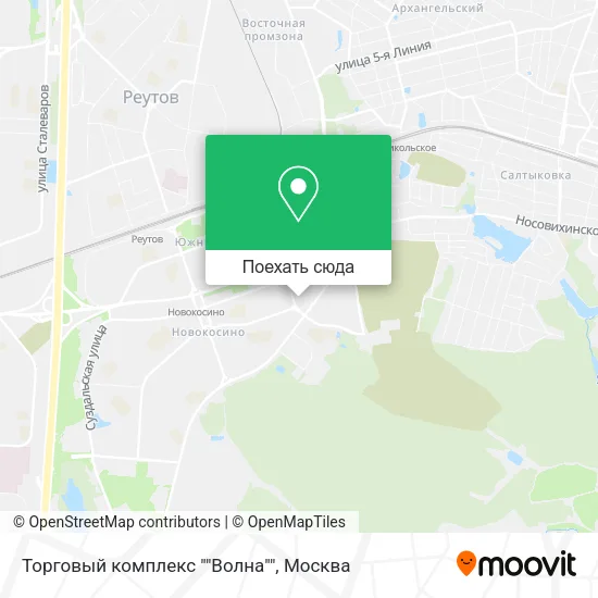 Карта Торговый комплекс ""Волна""
