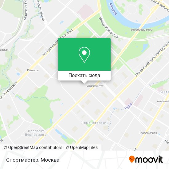 Карта Спортмастер