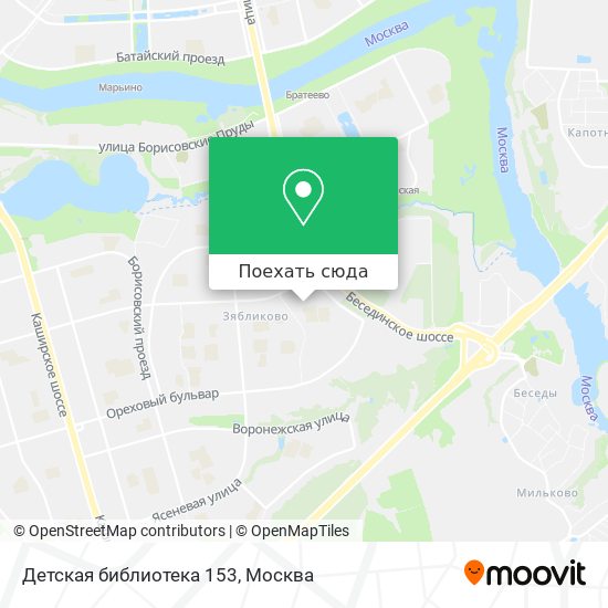 Карта Детская библиотека 153