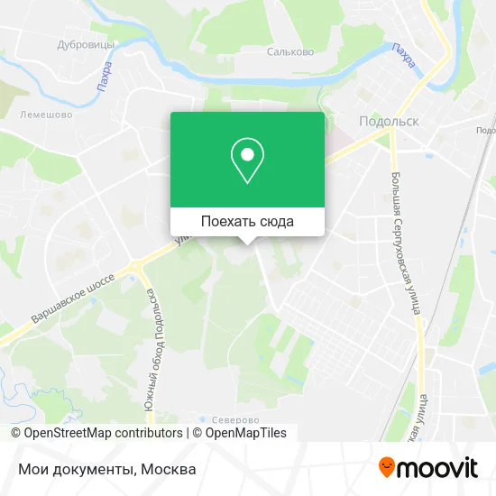 Карта Мои документы